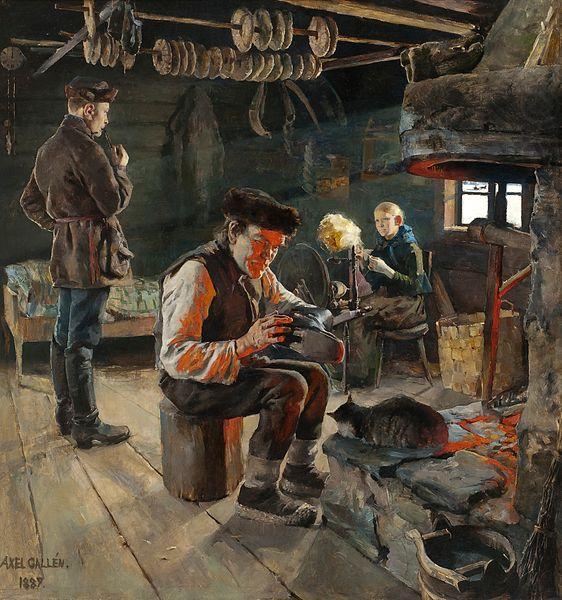 Akseli Gallen-Kallela Akseli Rustic Life china oil painting image